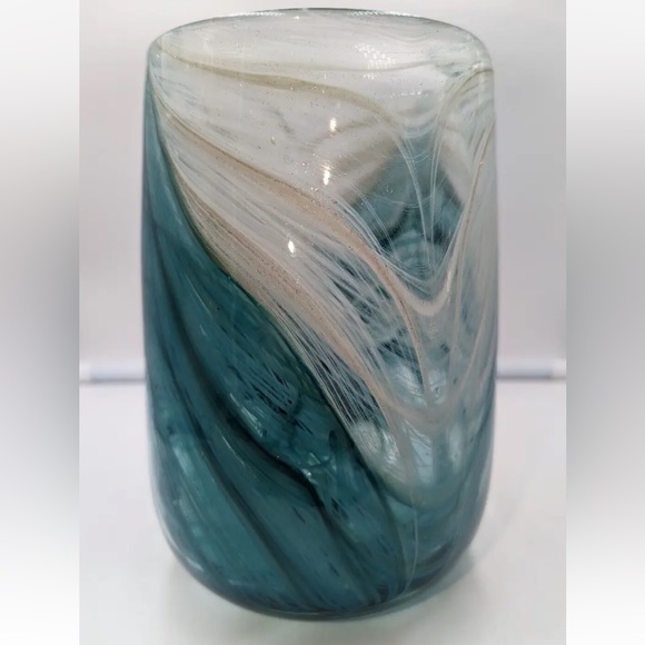 Like New Gorgeous Anthropologie Heavy Glass Vase - Picture 1 of 8